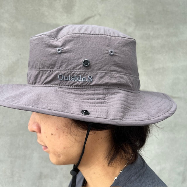 【海山街マルチ活用OK】Outside.8 撥水ハイブリットハット